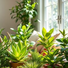 Rośliny do salonu przy oknie południowym: jak wybrać i pielęgnować, by uniknąć poparzeń słonecznych