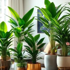 Duże rośliny do salonu: jak wybrać i zadbać o efektowną dekorację wnętrza