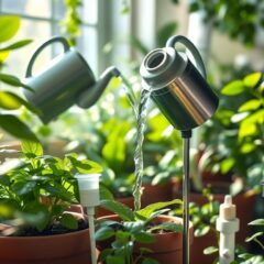 Podlewanie roślin podczas wyjazdu: skuteczne metody nawadniania i unikanie typowych błędów